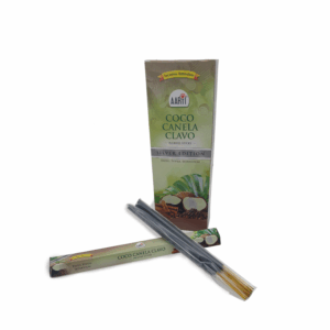 Incienso Coco Canela Clavo – Paquete de 20 unidades