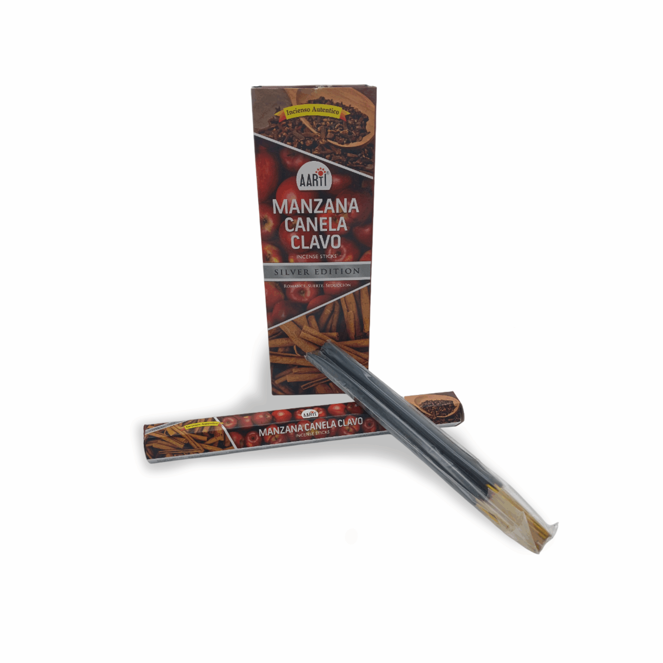Incienso Manzana-Canela-Clavo - Paquete de 20 unidades - Imagen 2